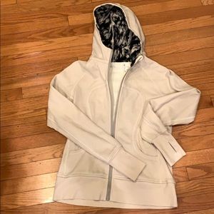 Lululemon beige / taupe scuba jacket